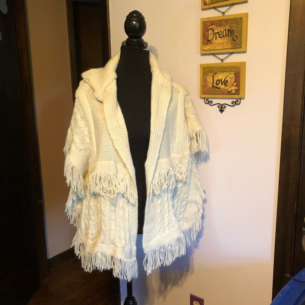 Steve Madden Fringe sweater